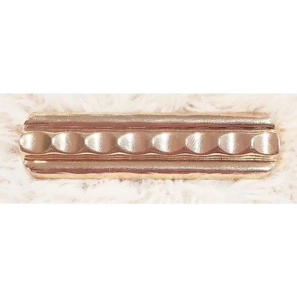 Vintage Marvella Gold Tone Bar Pin Brooch 2.5 Inches - Picture 2 of 7